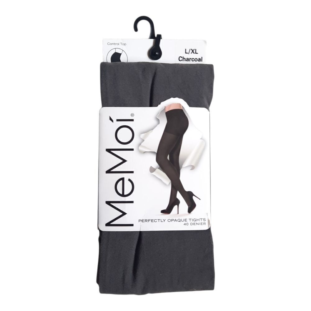 MeMoi Gray Opaque Hosiery Accessories